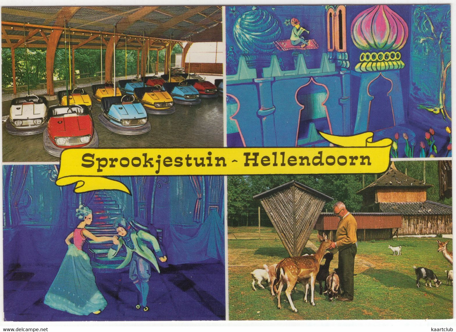 Sprookjestuin Hellendoorn - 'De Elf Provinciën' - Botsauto's/Bumpercars,Vliegend Tapijt/Magic Carpet - (Ov.) - Nr. L1323 - Hellendoorn
