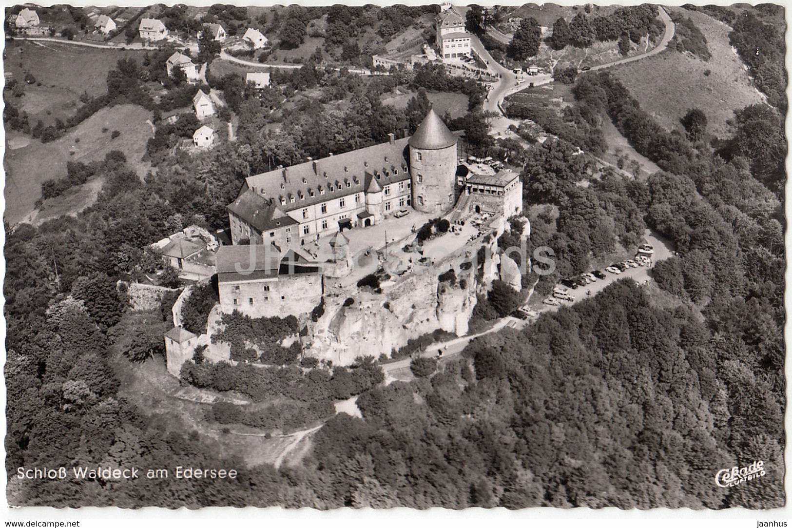 Schloss Waldeck Am Edersee - Castle - 1958 - Germany - Used - Edersee (Waldeck)