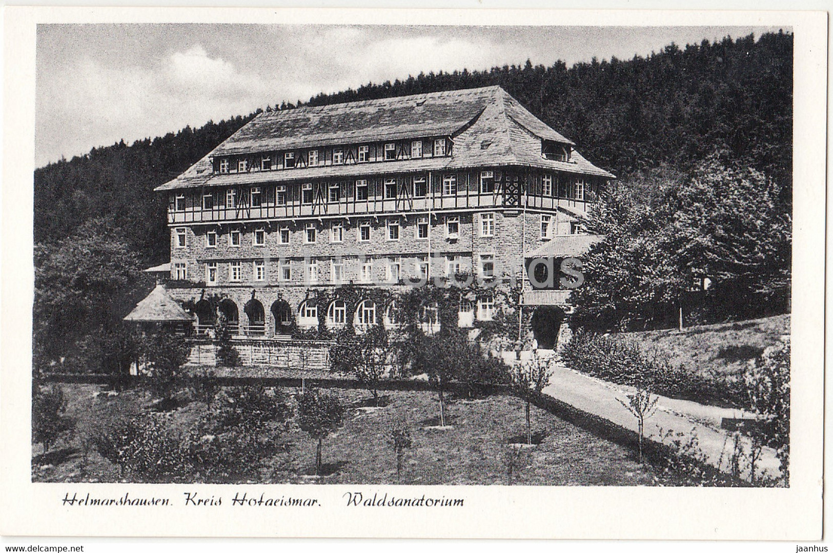 Helmarshausen - Kreis Hofaeismar - Waldsanatorium - Sanatorium - Germany - Unused - Bad Karlshafen