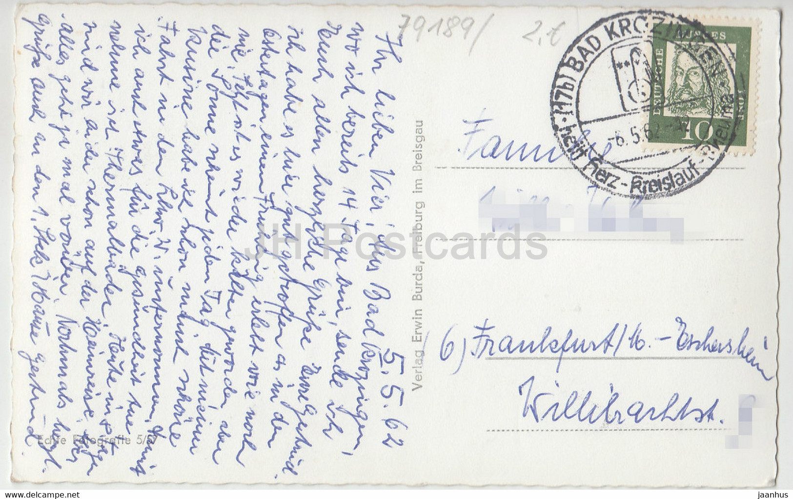 Thermalkurort Bad Krozingen Mit Sohauinsland - Schwarzwald - 1962 - Germany - Used - Bad Krozingen