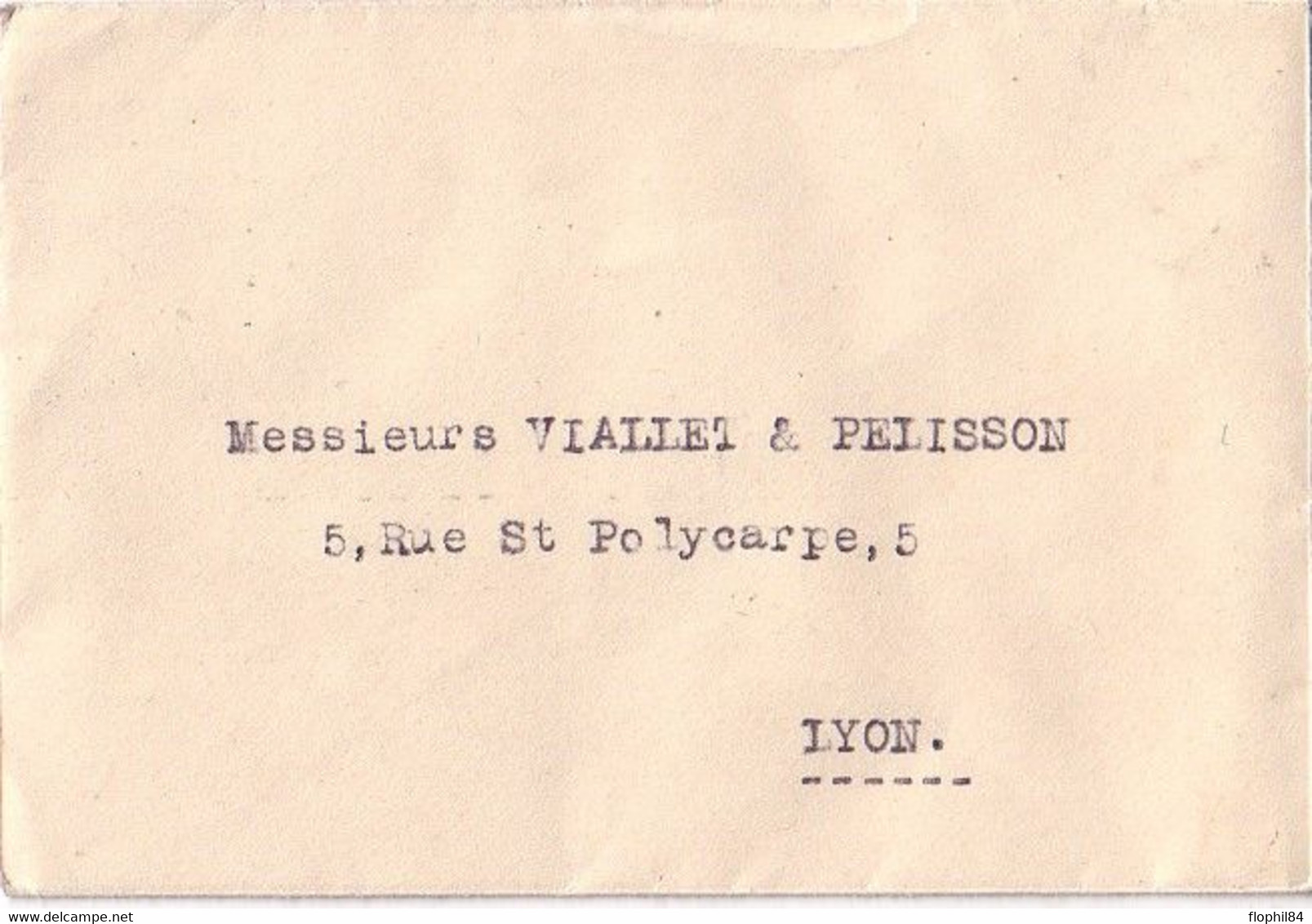 GRECE - LETTRE POUR LYON FRANCE AVEC VIGNETTE CROIX ROUGE. - Postembleem & Poststempel