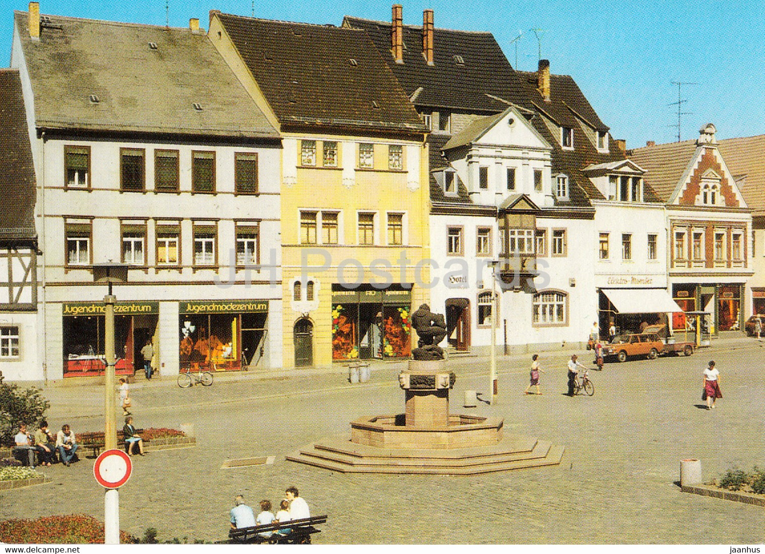 Wurzen - Platz Der DSF - Germany DDR - Used - Wurzen