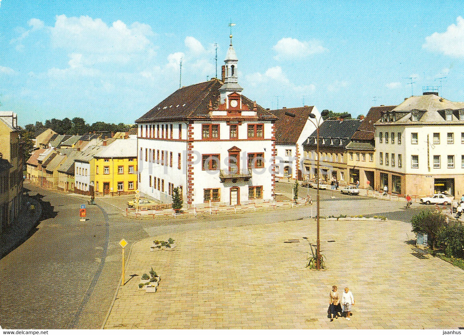 Geithain - Markt Mit Blick Zum Rathaus - Germany DDR - Used - Geithain