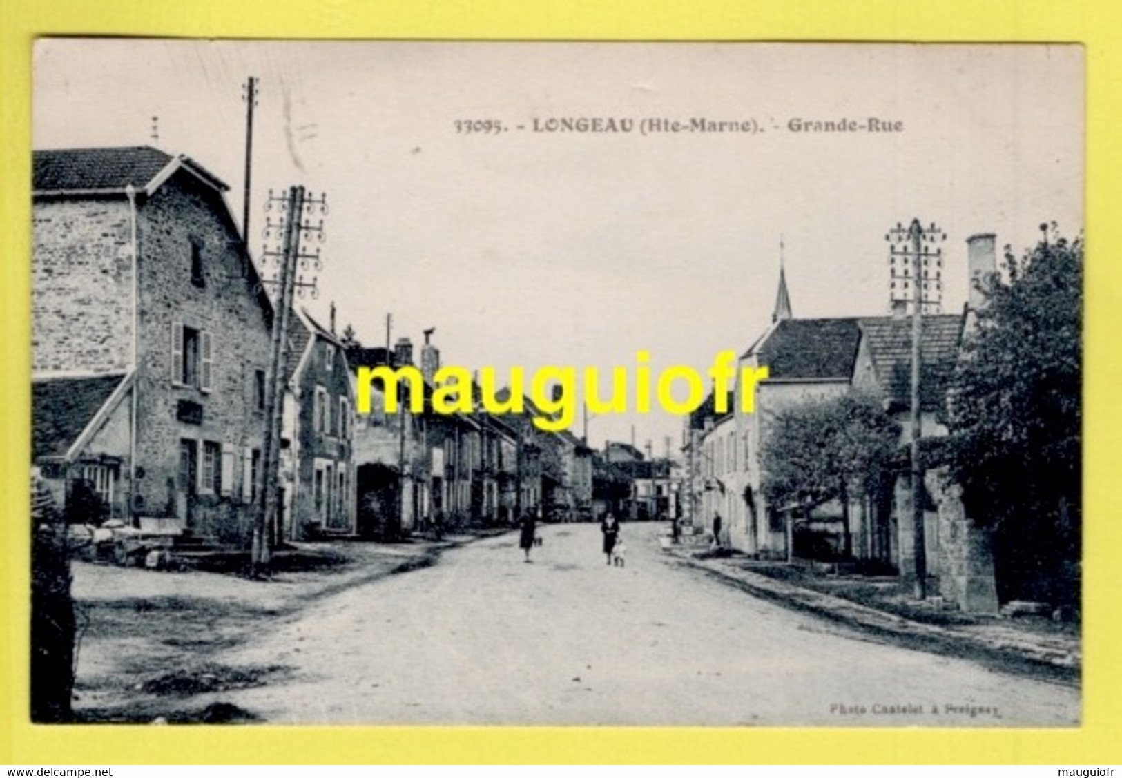 52 HAUTE MARNE / LONGEAU / GRANDE-RUE / 1938 - Le Vallinot Longeau Percey