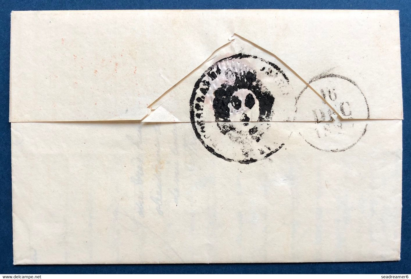 Etats Unis Lettre Précurseur De Savannah En 1827 Pour Marseille Par L'ambassade De France à Savannah + Griffe Colonies.. - …-1845 Prephilately