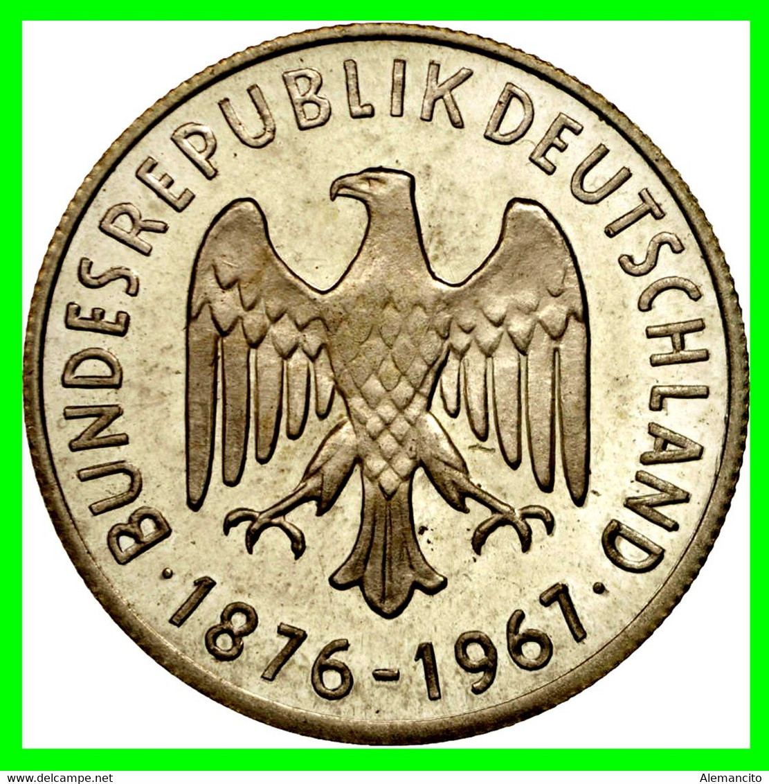 GERMANY ( ALEMANIA ) MONEDA MEDALLA - KONRAD ADENAUER 1876-1967 -- ALEMANIA 15.00 GR DE PLATA Y DE 35 MM DE DIAMETRO - Verzamelingen