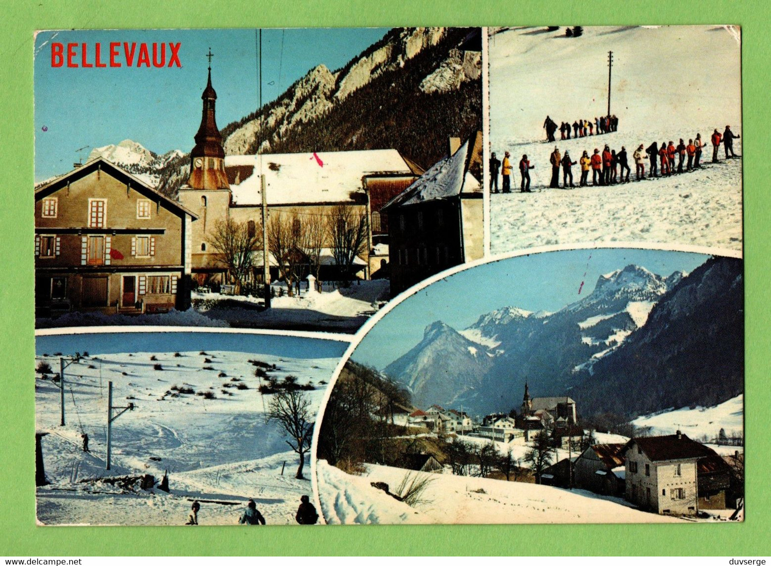 74 Haute Savoie  Bellevaux  Carte Postale Multivues - Bellevaux