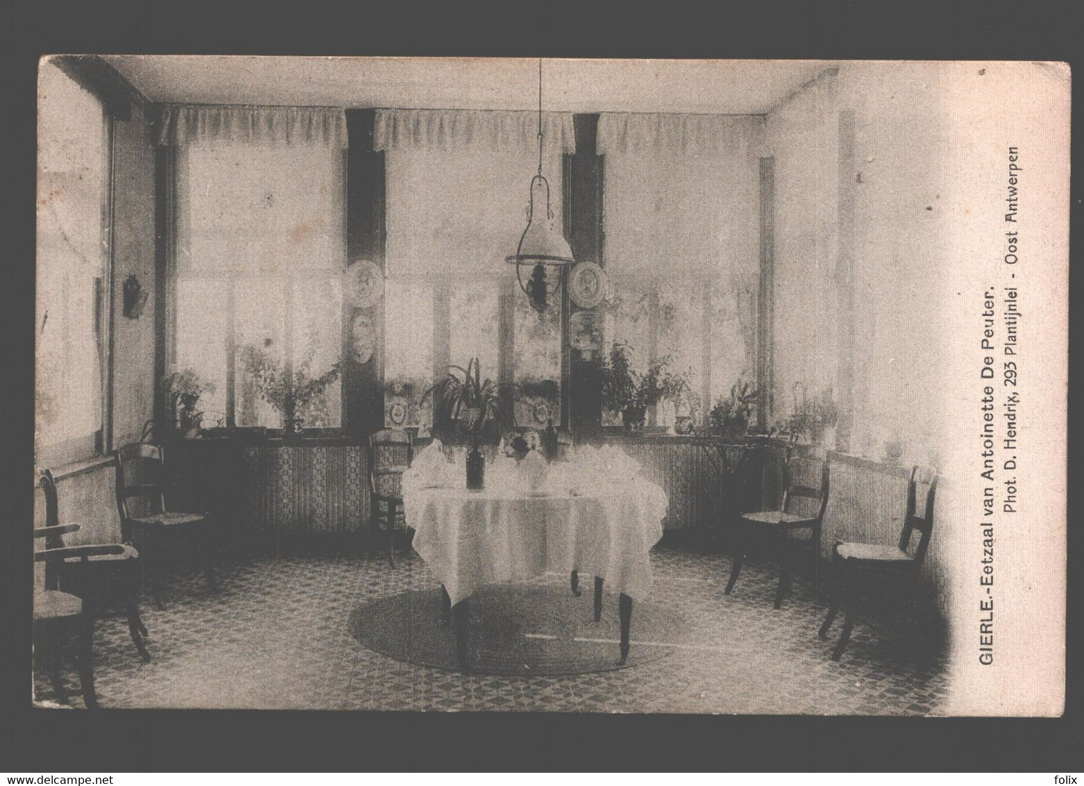 Gierle - Eetzaal Van Antoinette De Peuter - 1911 - Lille