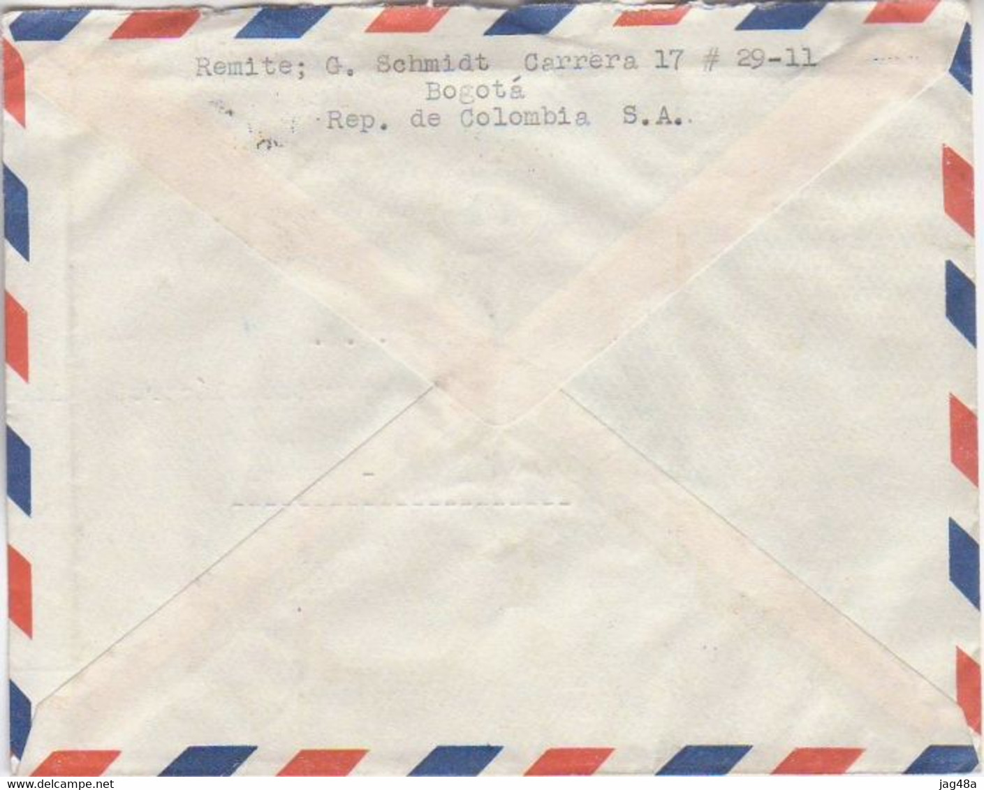 COLOMBIA. 1946/Bogota, Envelope/via Transatlatico. - Colombia