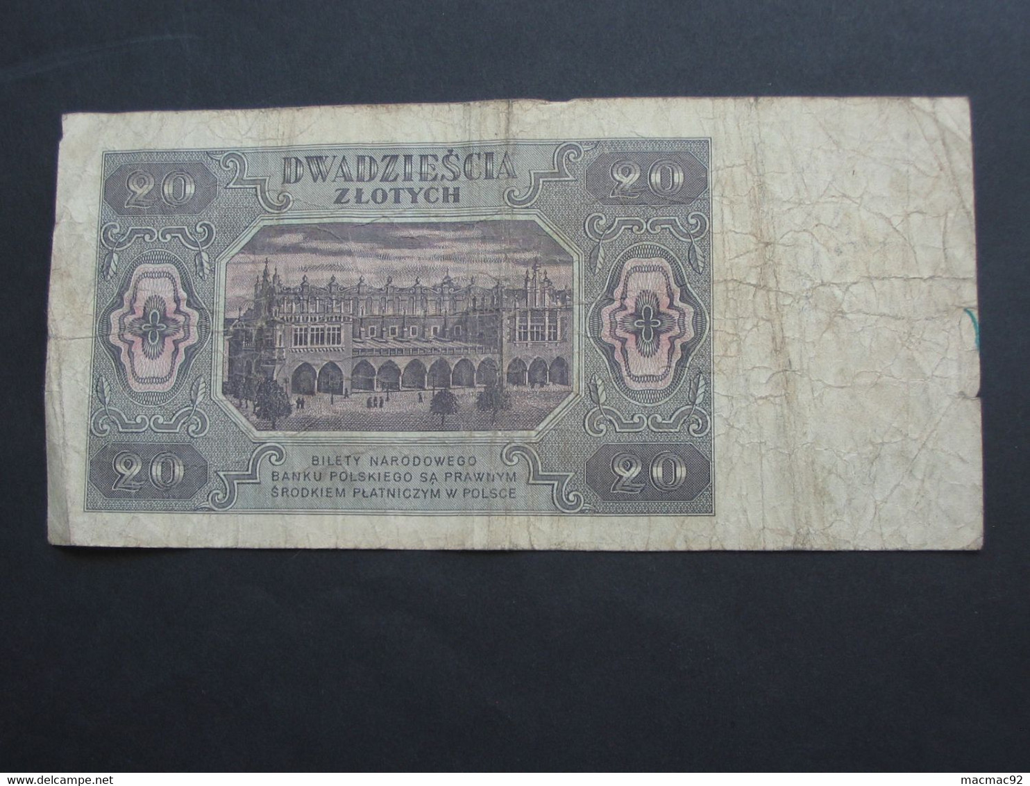 Pologne - 20 Dwadziescia Zlotych 1948 - Narodowy Bank Polski   **** EN ACHAT IMMEDIAT **** - Polen