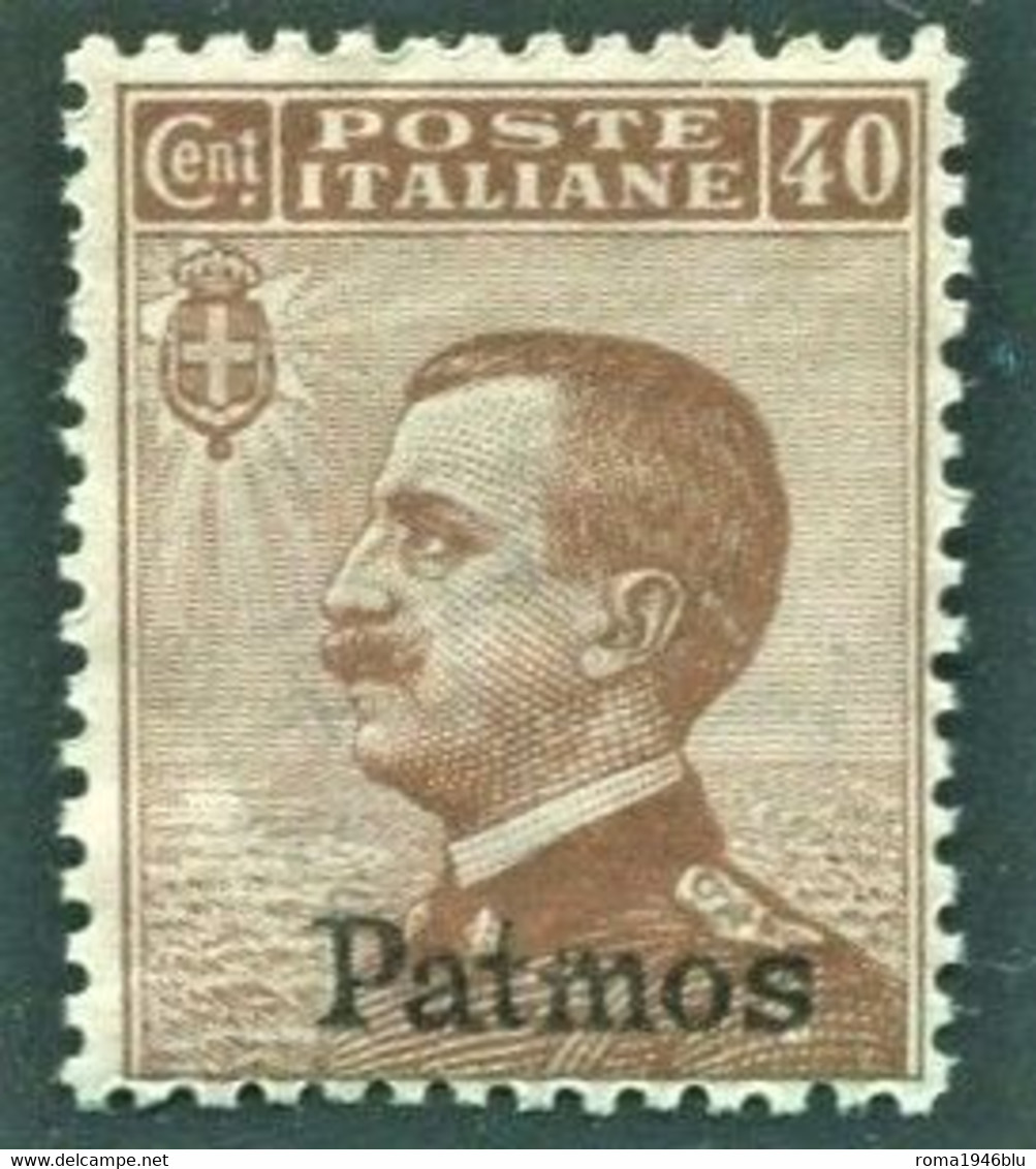 EGEO PATMO 1912 40 C ** MNH - Egée (Patmo)