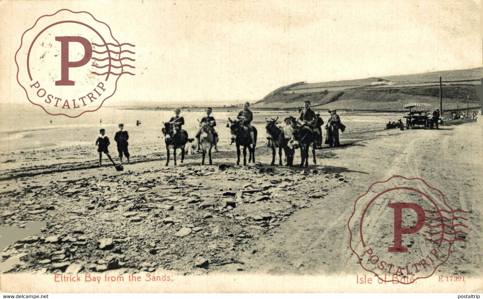 ETTRICK BAY ISLE OF BUTE  FROM THE SANDS TO PORTOBELLO   ANE DONKEY EZEL - Bute