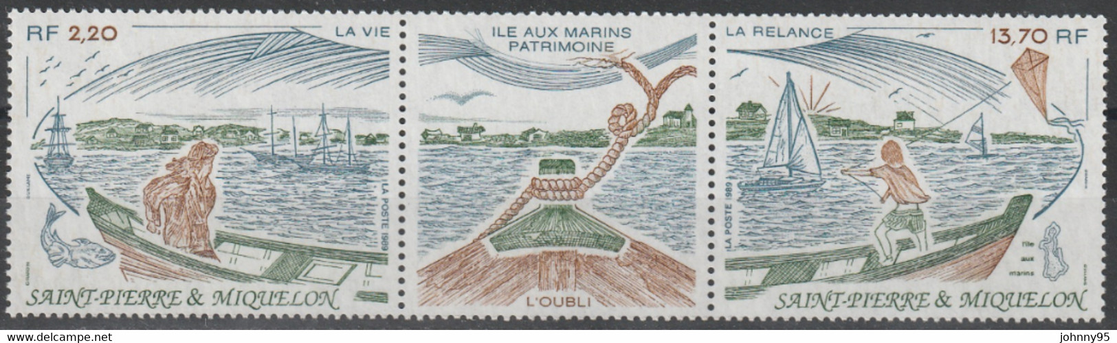 Année 1989 - N° 497 à 512 - Année Complète - 10 Valeurs + 1 Feuillet + 1 Triptyque - Neufs - Full Years