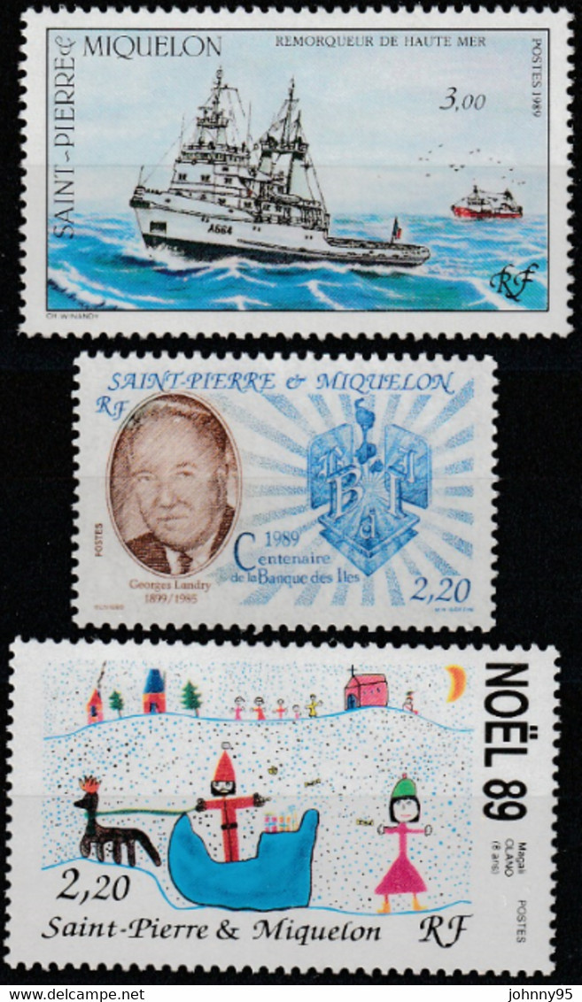 Année 1989 - N° 497 à 512 - Année Complète - 10 Valeurs + 1 Feuillet + 1 Triptyque - Neufs - Annate Complete