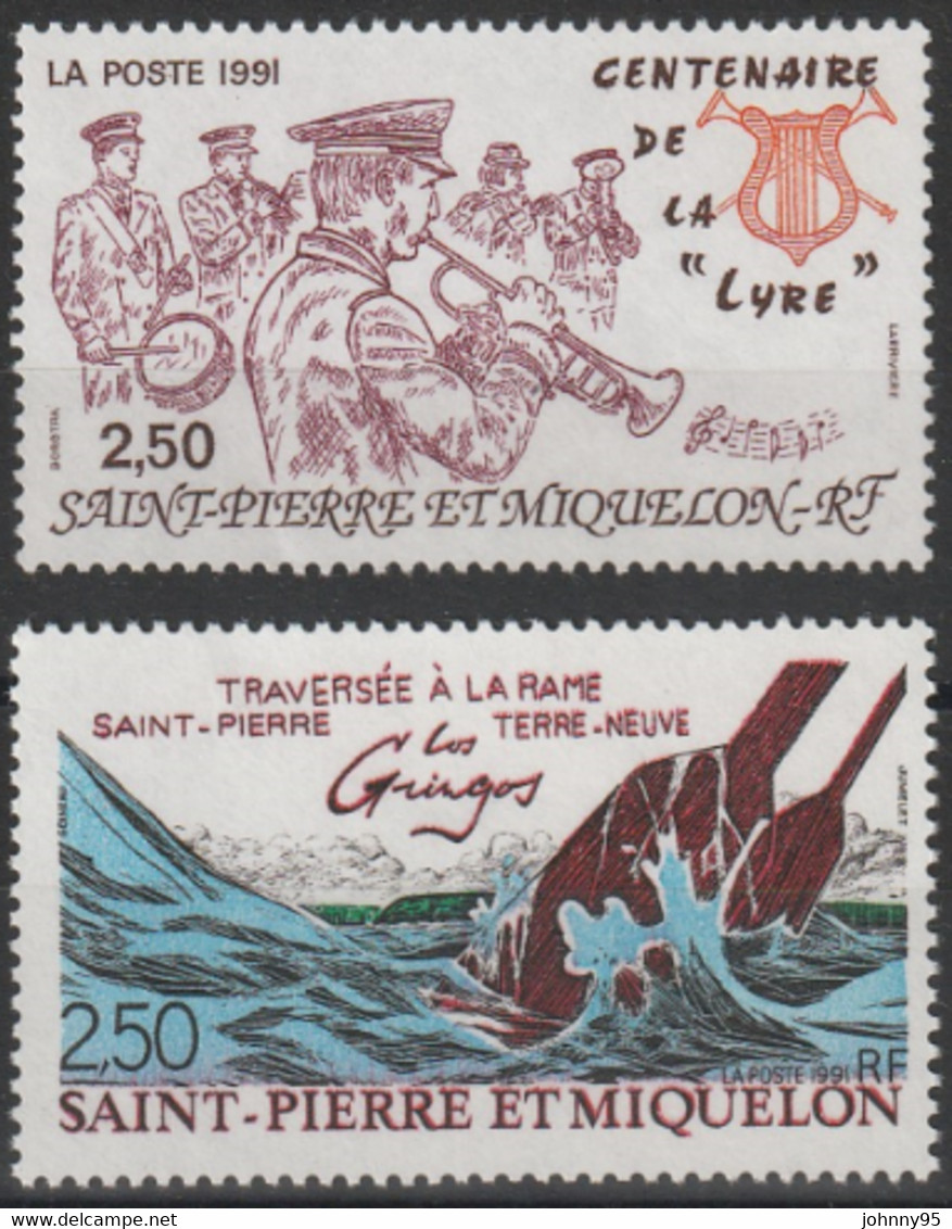 Année 1991 - N° 534 à 554 - Année Complète - 19 Valeurs + 1 Triptyque - Neufs - Volledig Jaar