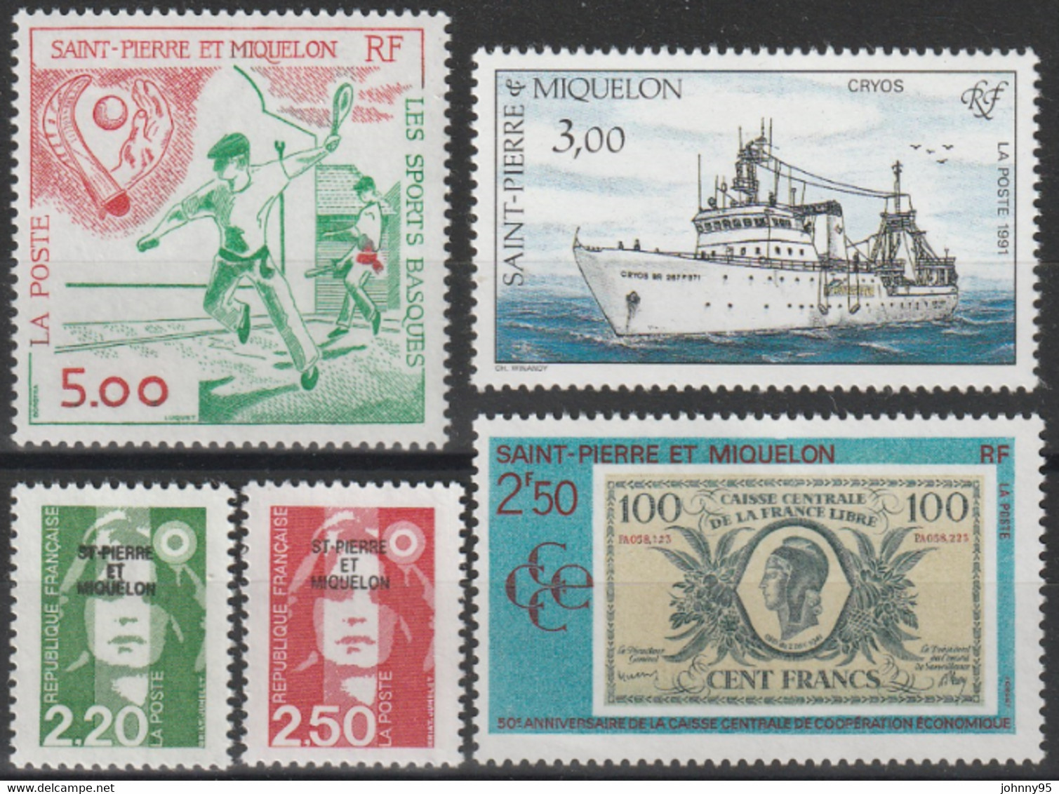 Année 1991 - N° 534 à 554 - Année Complète - 19 Valeurs + 1 Triptyque - Neufs - Full Years