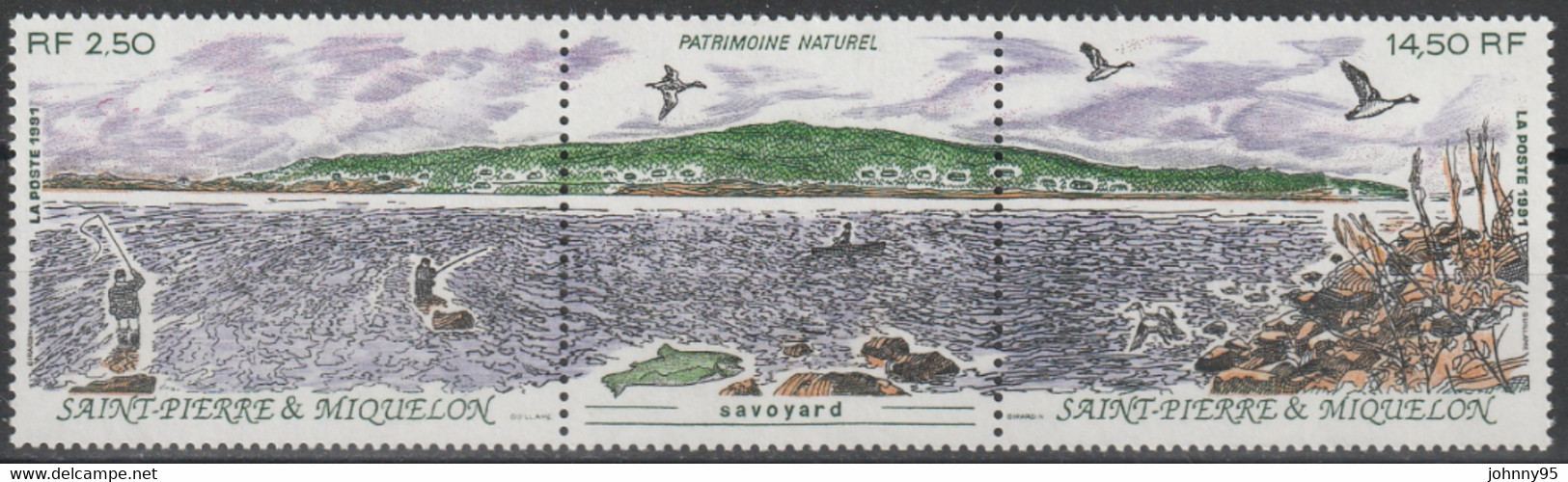 Année 1991 - N° 534 à 554 - Année Complète - 19 Valeurs + 1 Triptyque - Neufs - Full Years