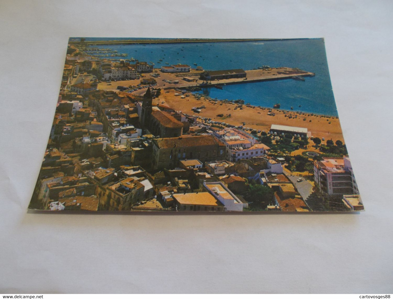 COSTA BRAVA  PALAMOS  CATALUNA  ( ESPANA ESPAGNE ) VISTA AEREA  VILLE PORT PLAGE ANIMEES 1967 - Sonstige & Ohne Zuordnung