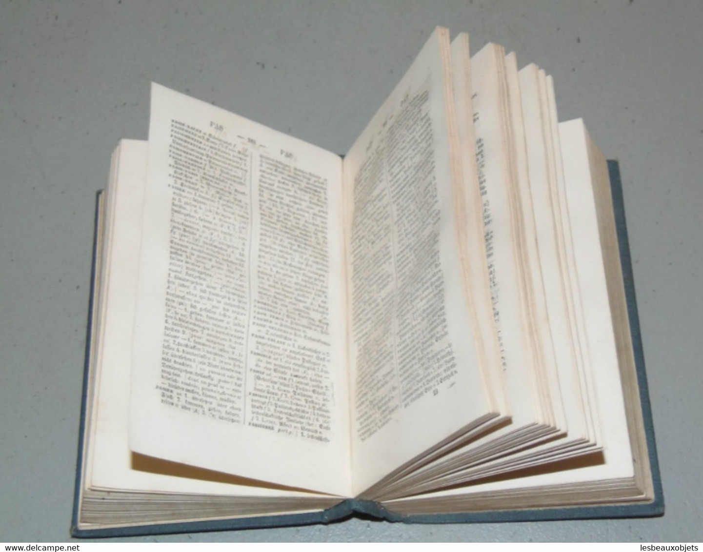 ANCIEN PETIT DICTIONNAIRE De POCHE ALLEMAND Français K.ROTTECK Fin XIXe Livre Ancien Collection Bibliothèque - Dictionnaires