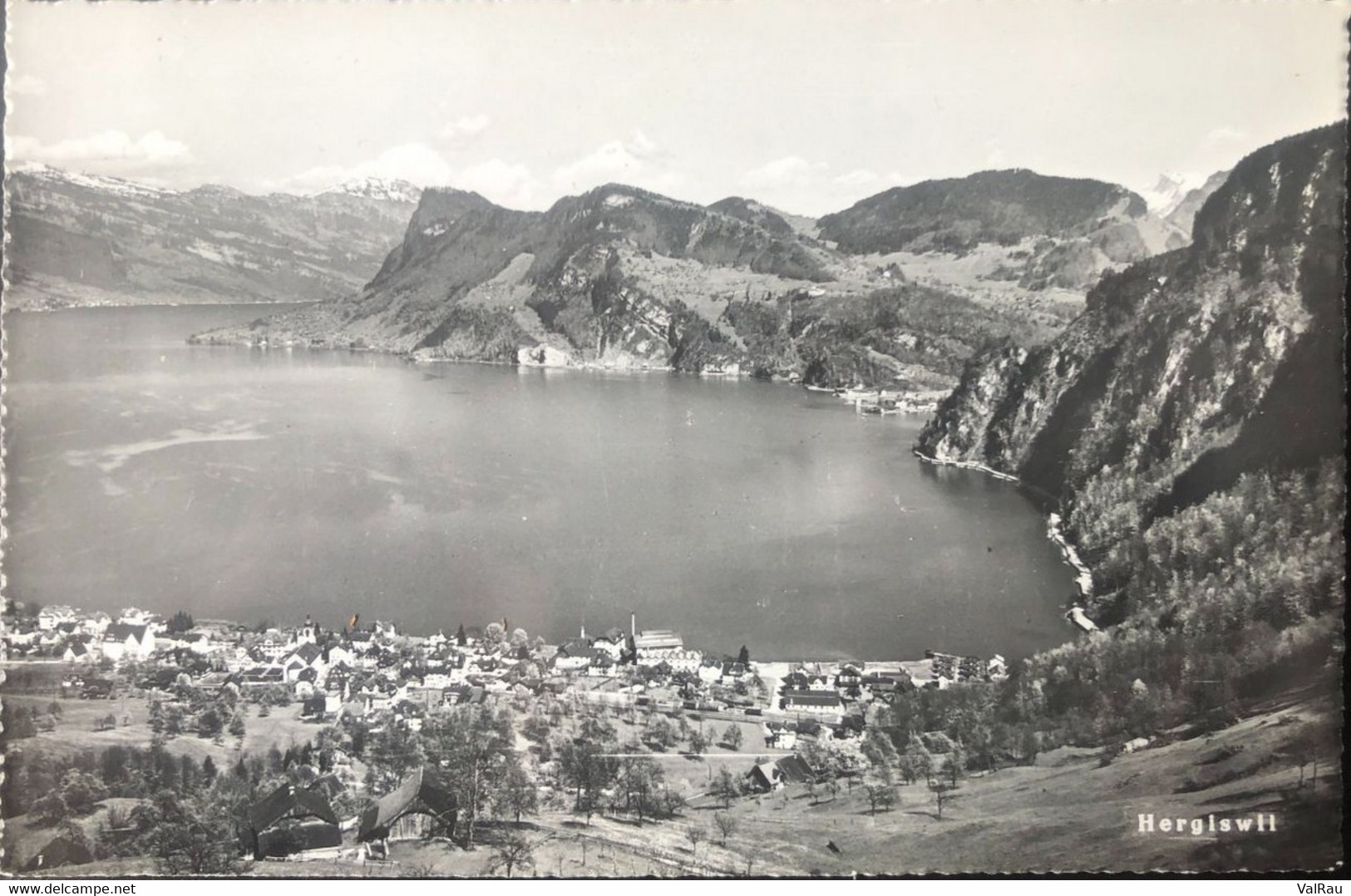 Lac D'Hergiswil, Suisse - CPA Photo - Hergiswil