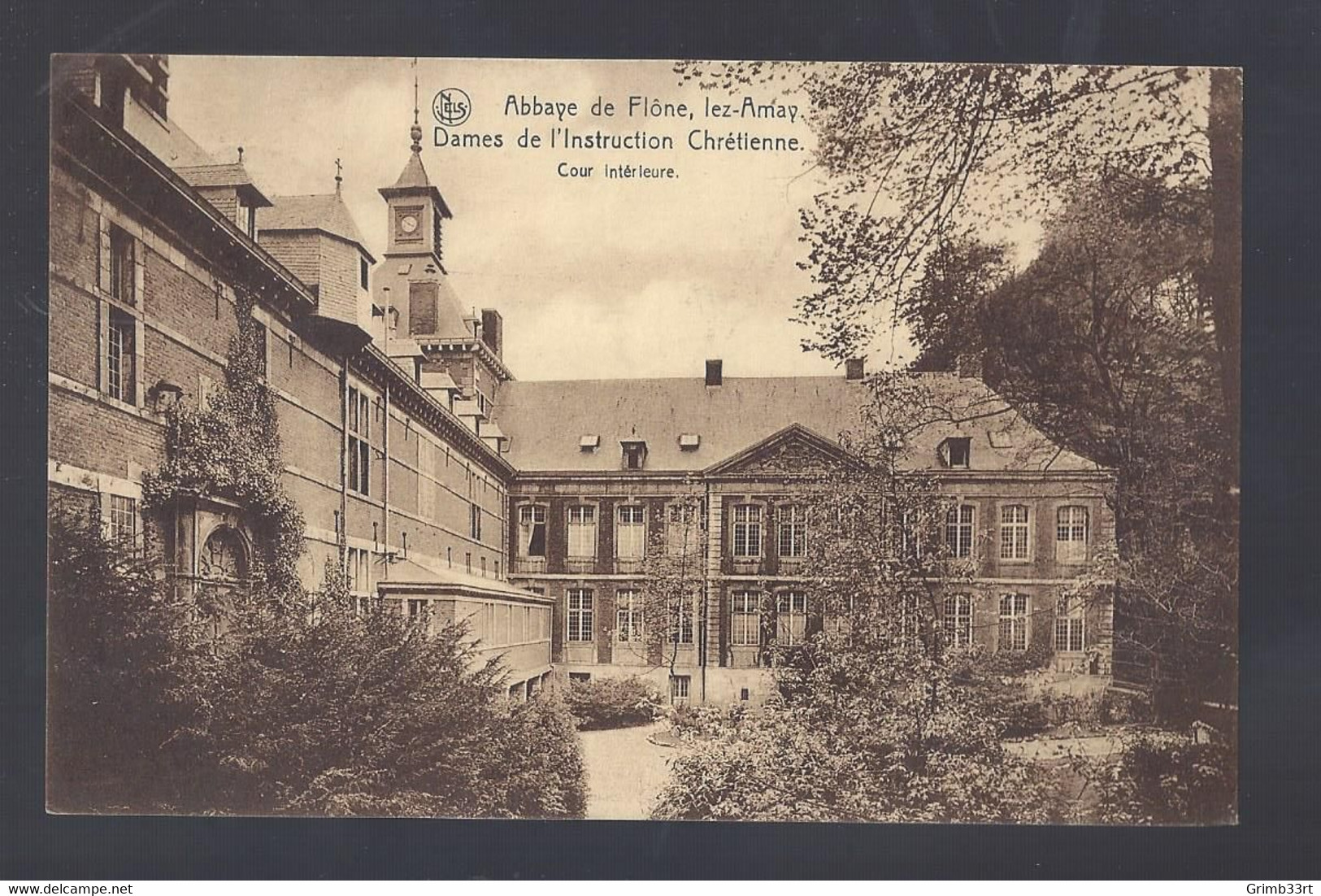 Abbaye De Flône, Lez-Amay - Dames De L'Instruction Chrétienne - Cour Intérieure - Postkaart - Amay