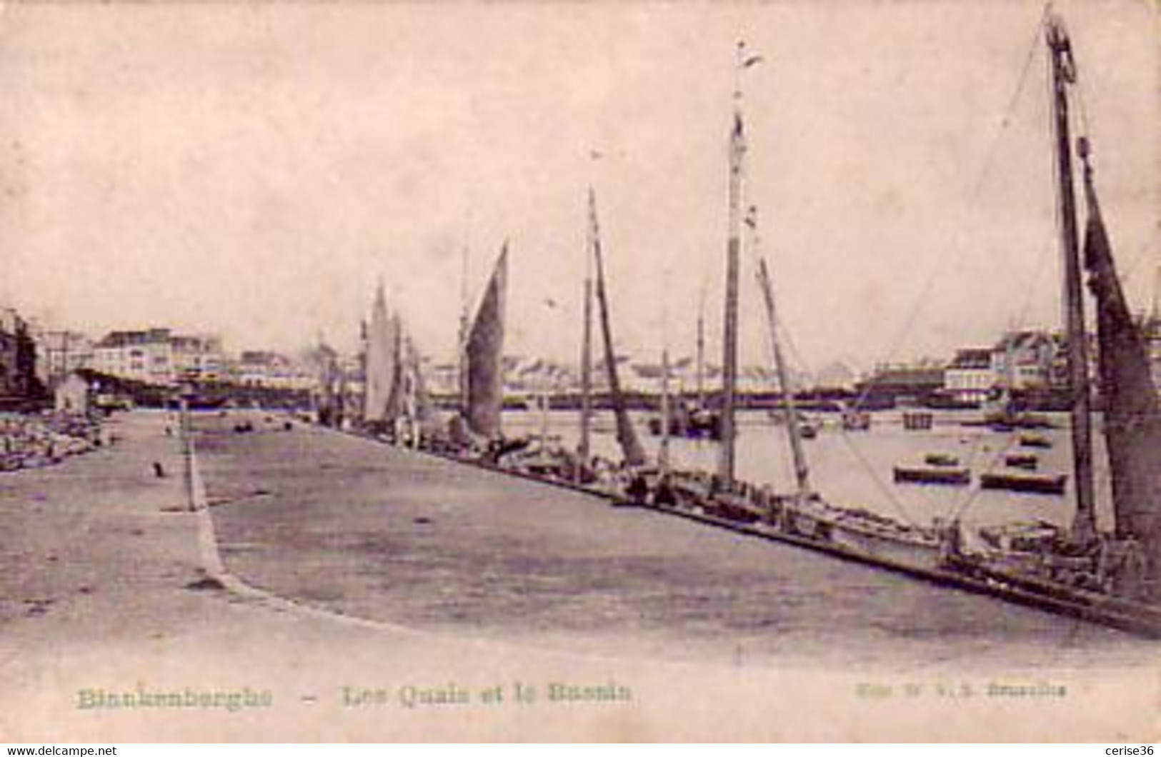 Blankenberghe Les Quais Et Le Bassin - Blankenberge