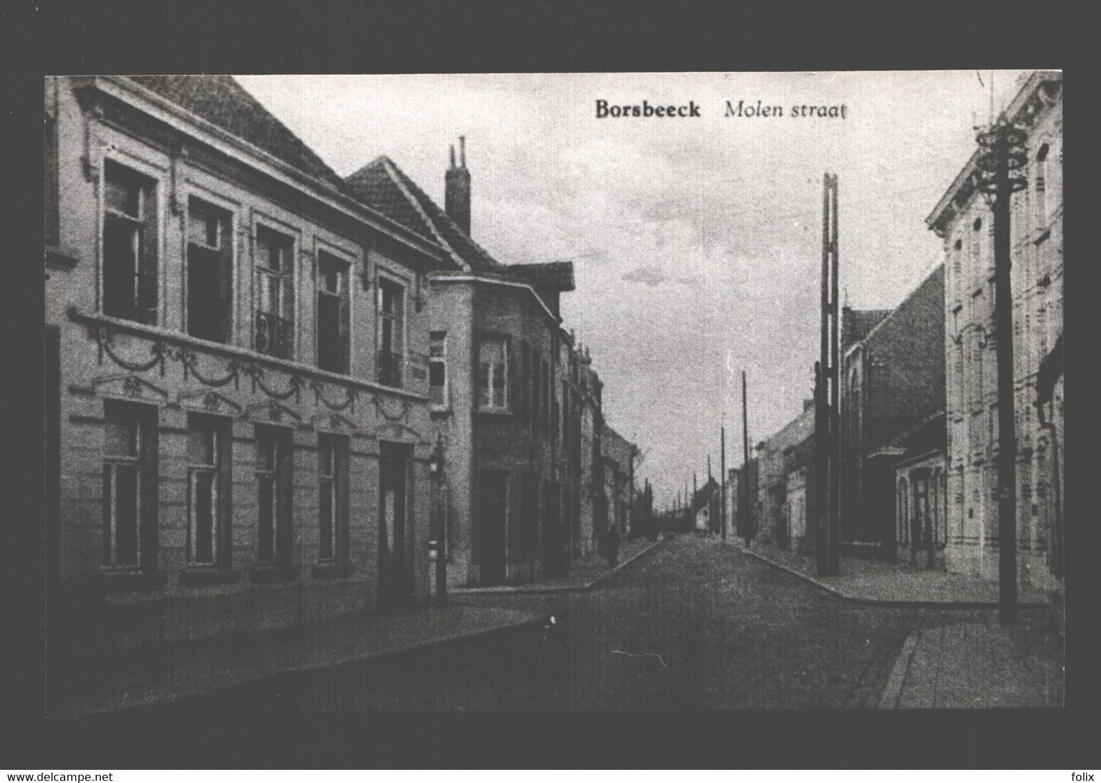 Borsbeek - Molen Straat - Kopie Blanco Rug - Borsbeek