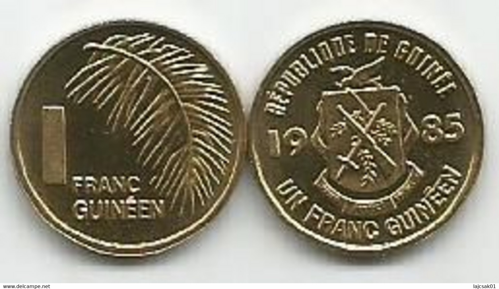 Guinea 1 Franc 1985. High Grade - Guinee