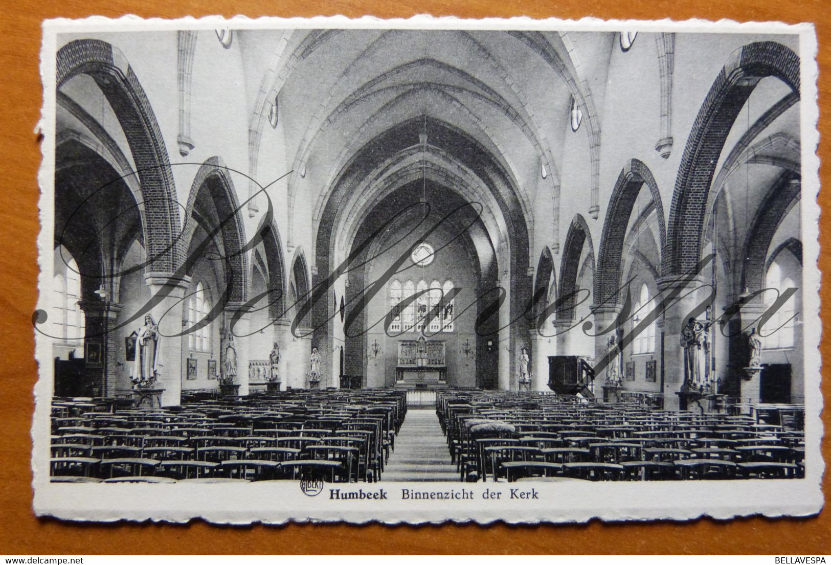 Humbeek. Kerk Binnenzicht. - Grimbergen