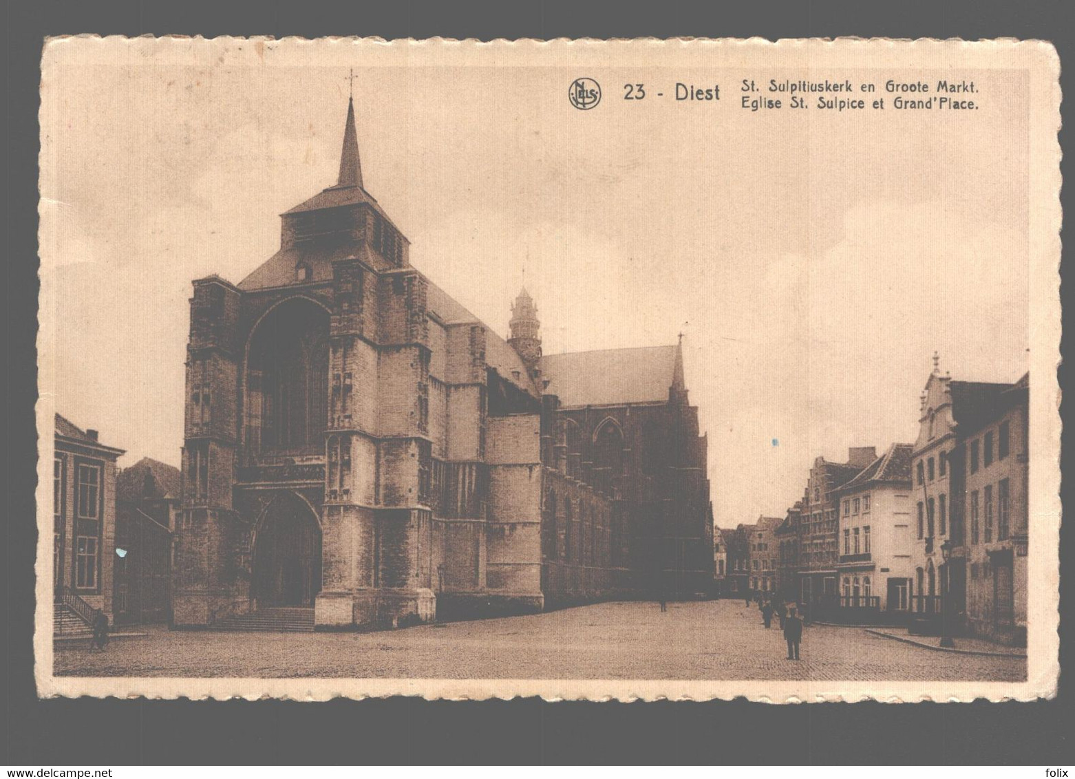 Diest  - St. Sulpitiuskerk En Groote Markt - Diest