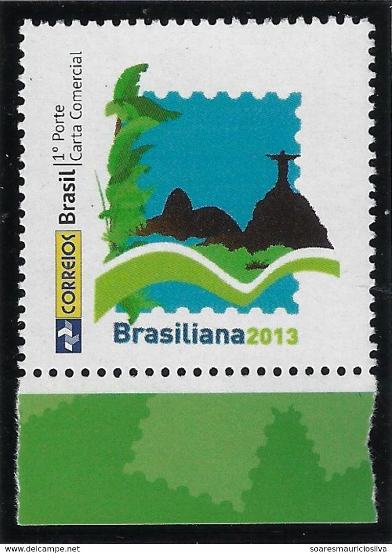 Brazil 2016 Personalized Stamp RHM-PB-02 Brasiliana Philatelic Exhibition Sugarloaf Mountain And Christ The Redeemer - Gepersonaliseerde Postzegels