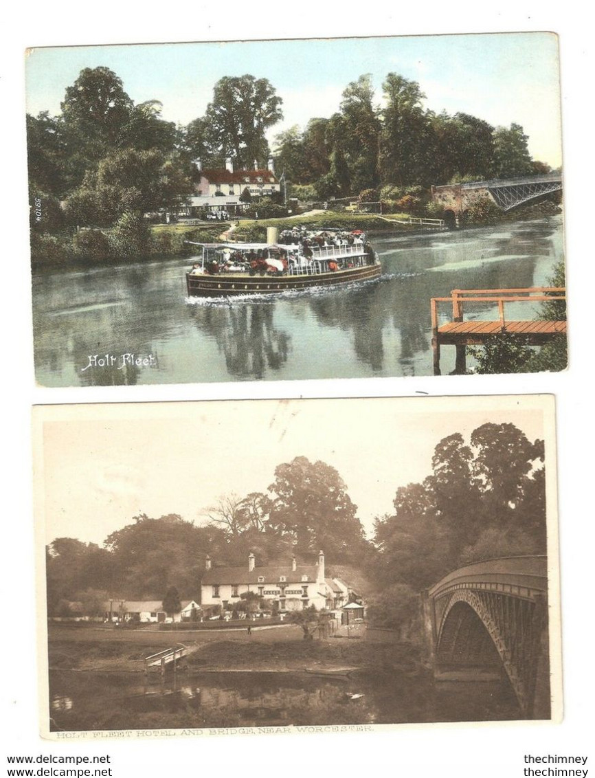 TWO CARDS OF HOLT REACH HEREFORDSHIRE - WORCESTERSHIRE - Herefordshire