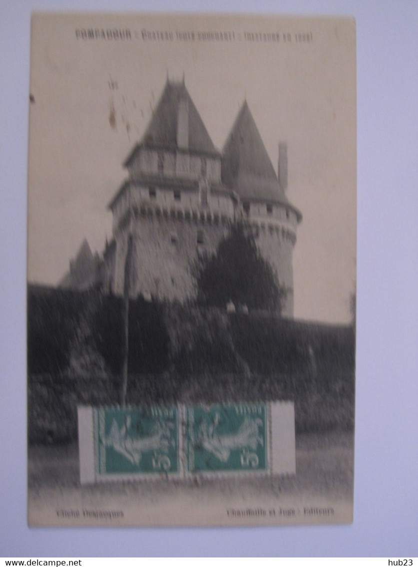 ARNAC POMPADOUR, Château, Côté Couchant, Restauré En 1908 - Arnac Pompadour