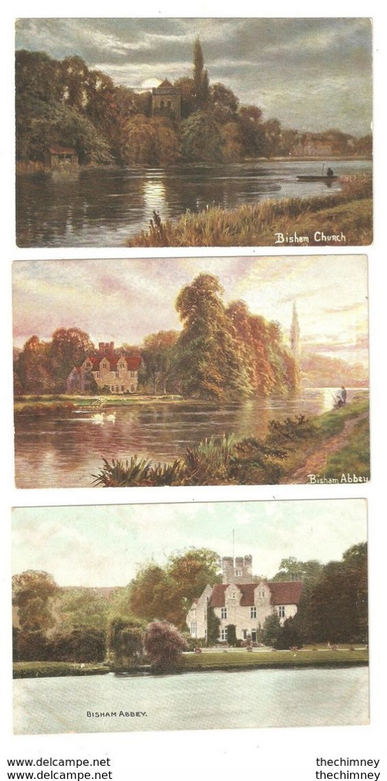 THREE POSTCARDS OF BISHAM BERKSHIRE - Other & Unclassified