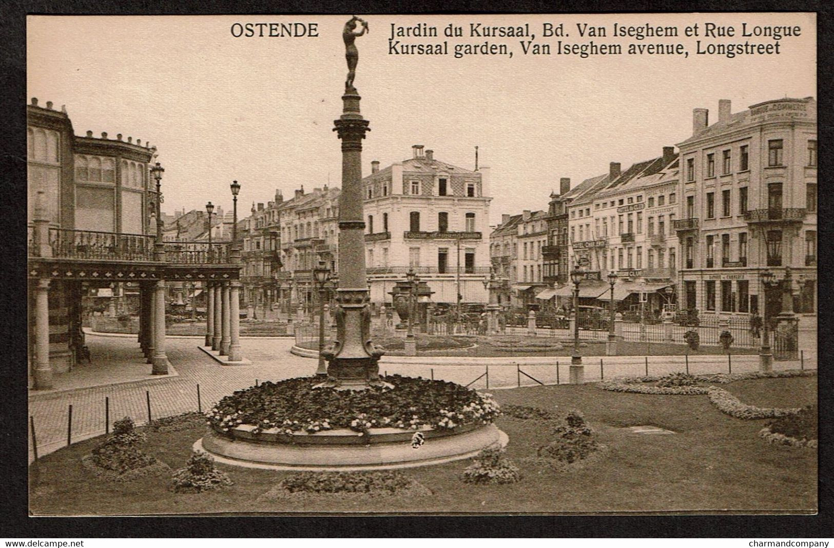 Ostende - Jardin Du Kursaal, Bd. Van Iseghem Et Rue Longue - Voir Scans - Oostende