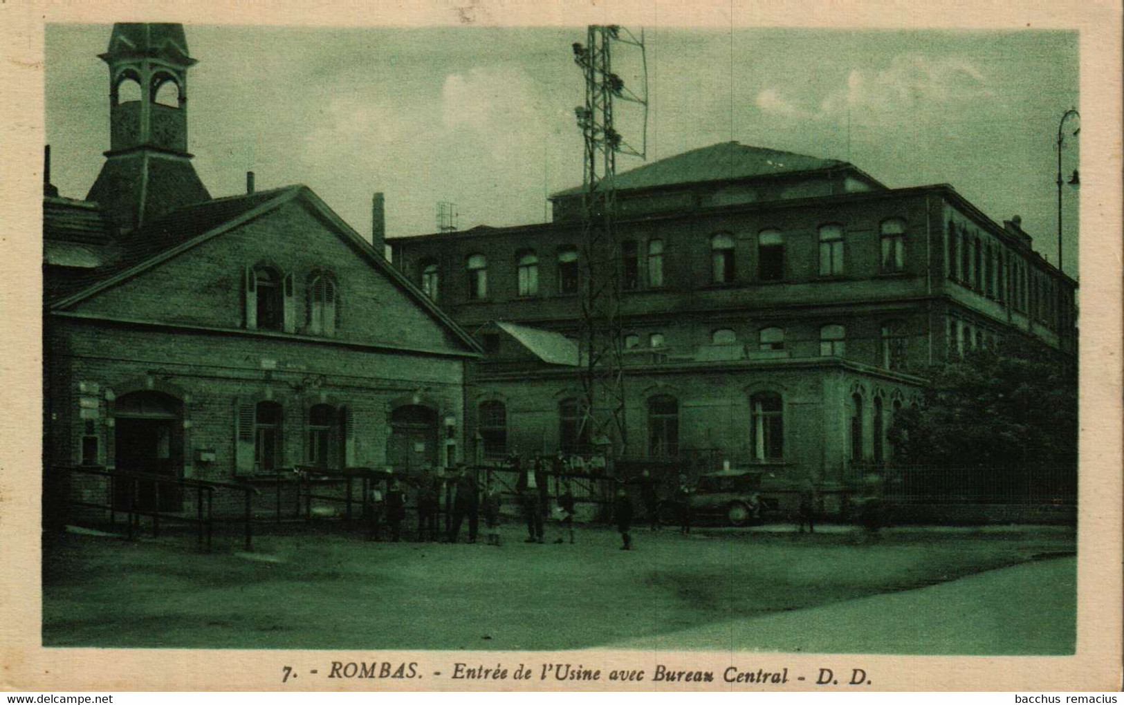 ROMBAS (Moselle) Entrée De L'Usine Avec Bureau Central - Metz Campagne