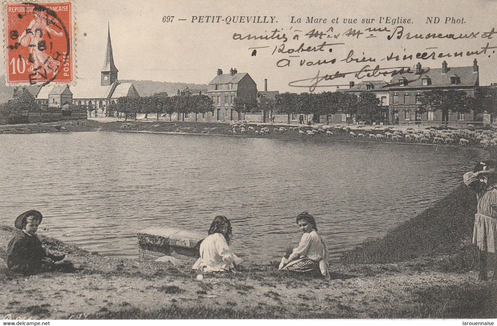 76 - PETIT QUEVILLY - La Mare Et L' Eglise - Le Petit-quevilly