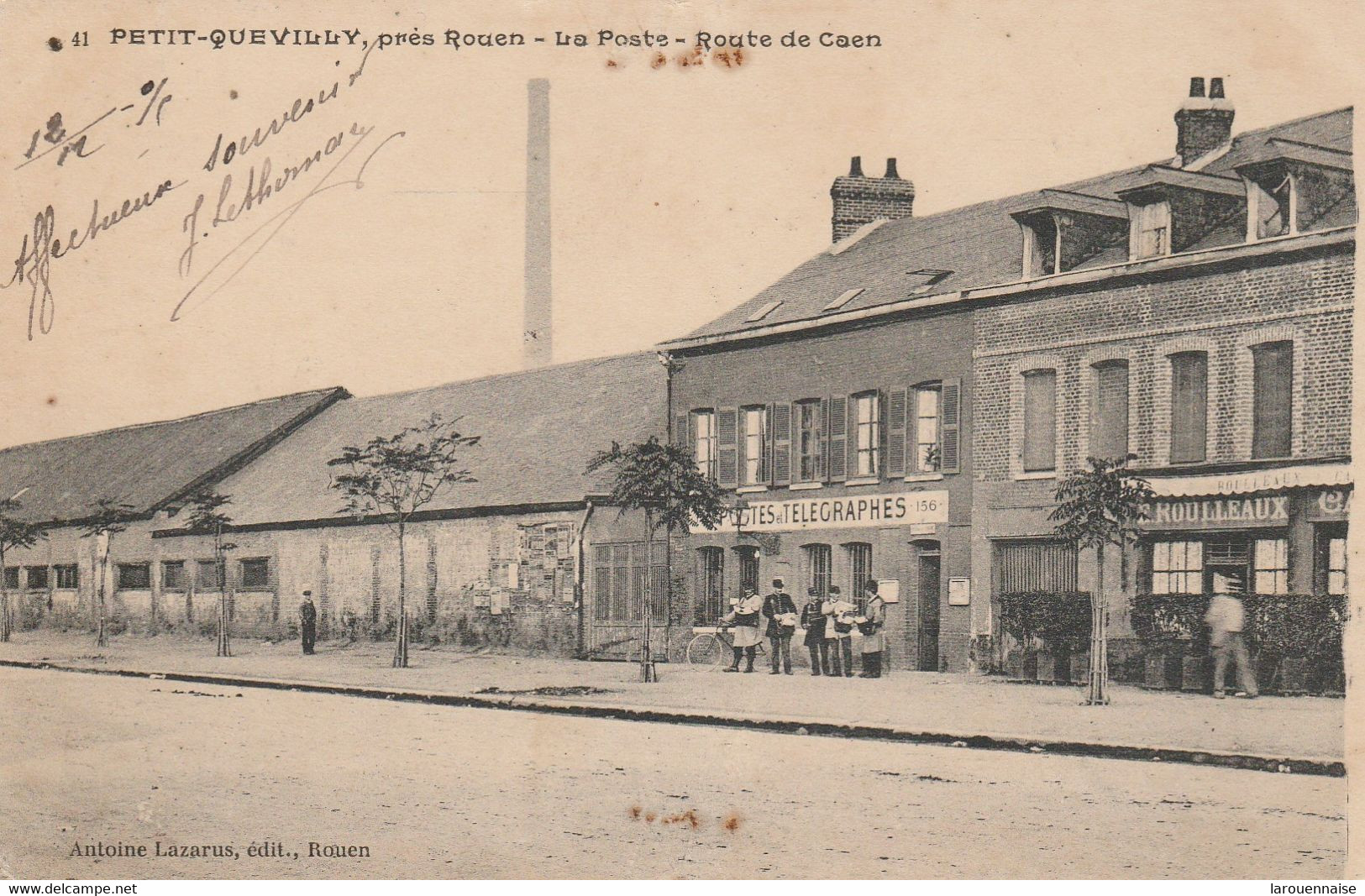 76 - PETIT QUEVILLY - La Poste - Route De Caen - Le Petit-quevilly