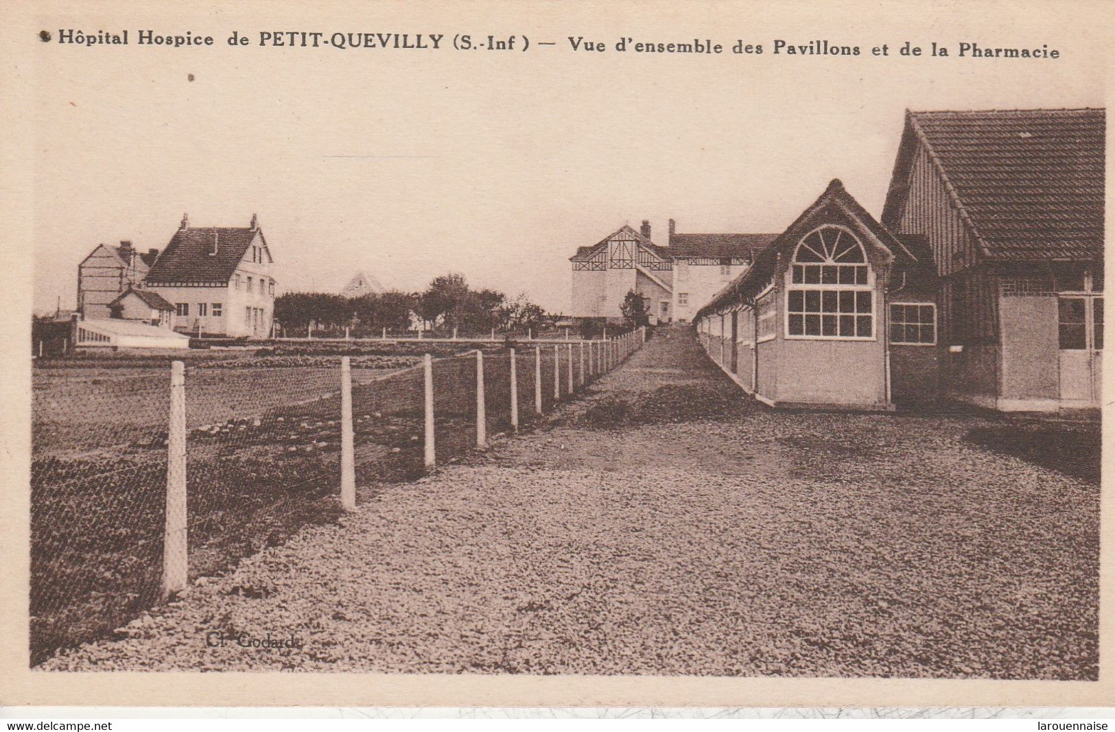 76 - PETIT QUEVILLY - Hopital Hospice De Petit Quevilly - Vue D' Ensemble Des Pavillons Et De La Pharmacie - Le Petit-Quevilly