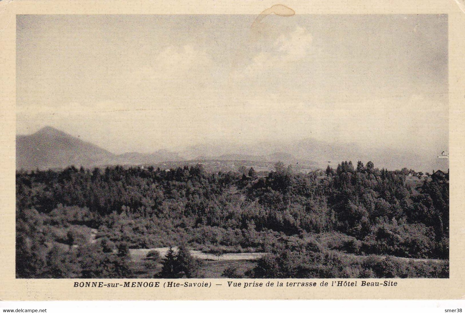 74 - Bonne Sur Menoge - Vue Prise De La Terrasse De L'hotel Beau-site - Bonne