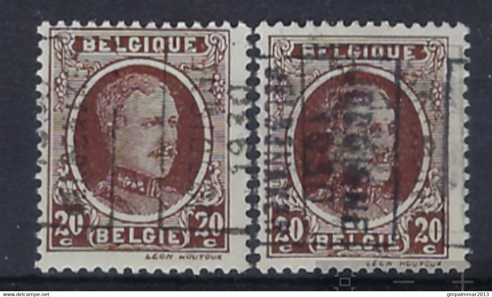 HOUYOUX Nr. 196 Voorafgestempeld Nr. 5504 A + B   JODOIGNE  1930   GELDENAKEN  ; Staat Zie Scan ! - Roulettes 1930-..