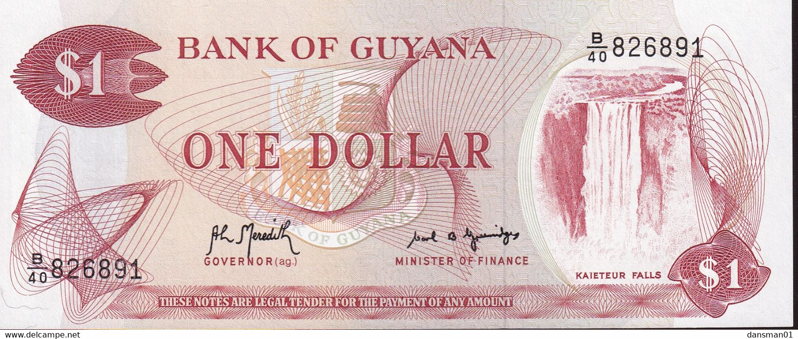 Guyana $1 B/40 826891 Unc - Guyana