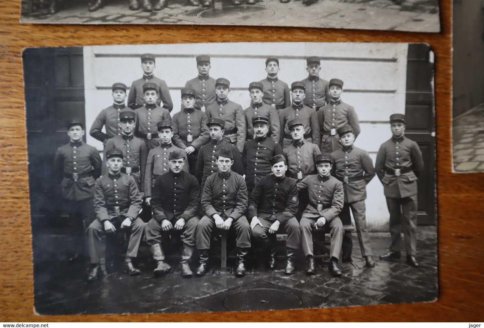 3 Cartes Photos De Sapeurs Pompiers De Paris  Vers 1910 - Firemen