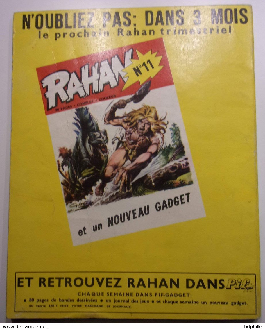 RAHAN 10 LA GUERRE DES CLANS EO 1974 - Rahan