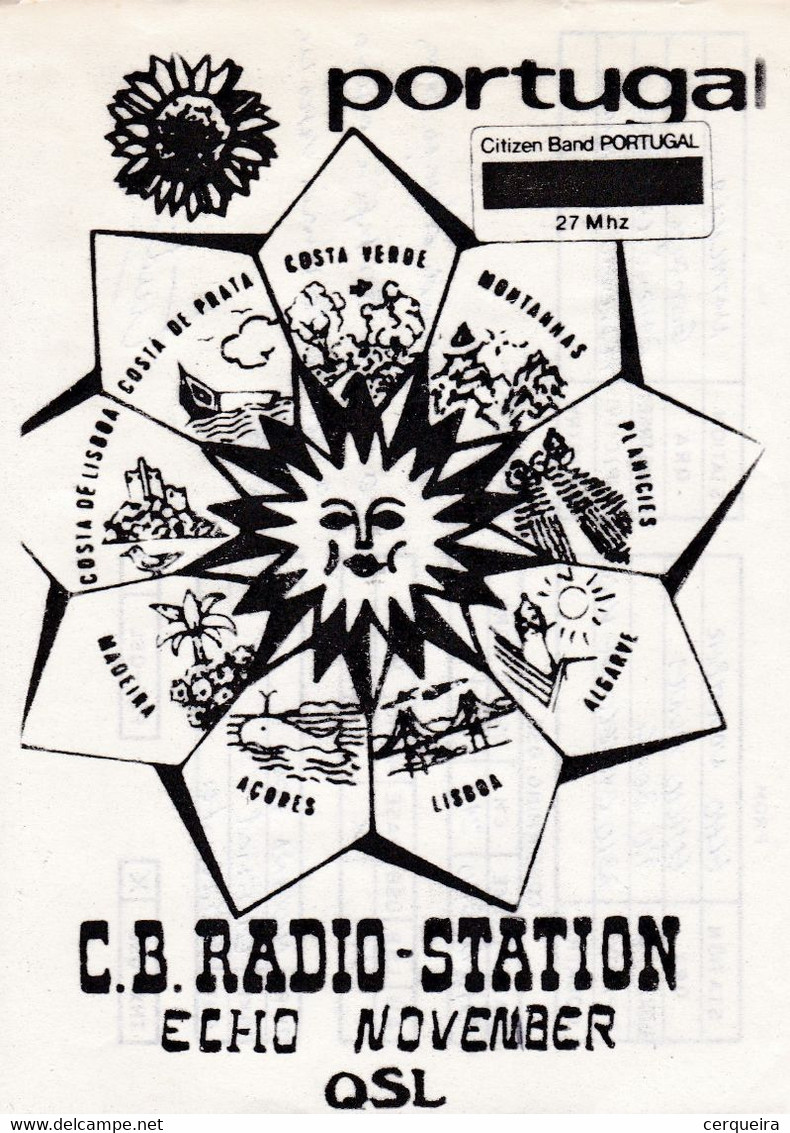 Postal  De Radio -amador- C.B. -RADIO STATION - Radio