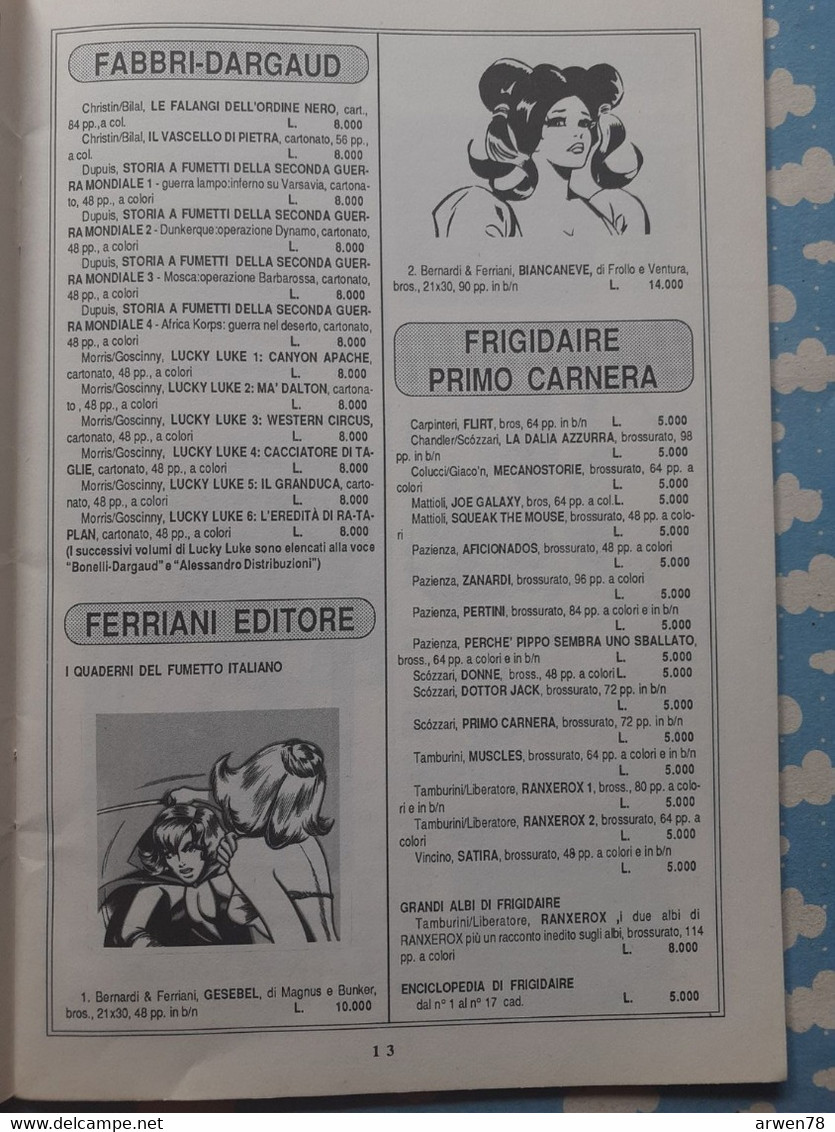 CATALOGUE B D BANDE DESSINEE ADULTE COMIC SEXY ADULTE PIN UP ALESSANDRO DISTRIBUZIONI N° 2 1987 - Sammlungen