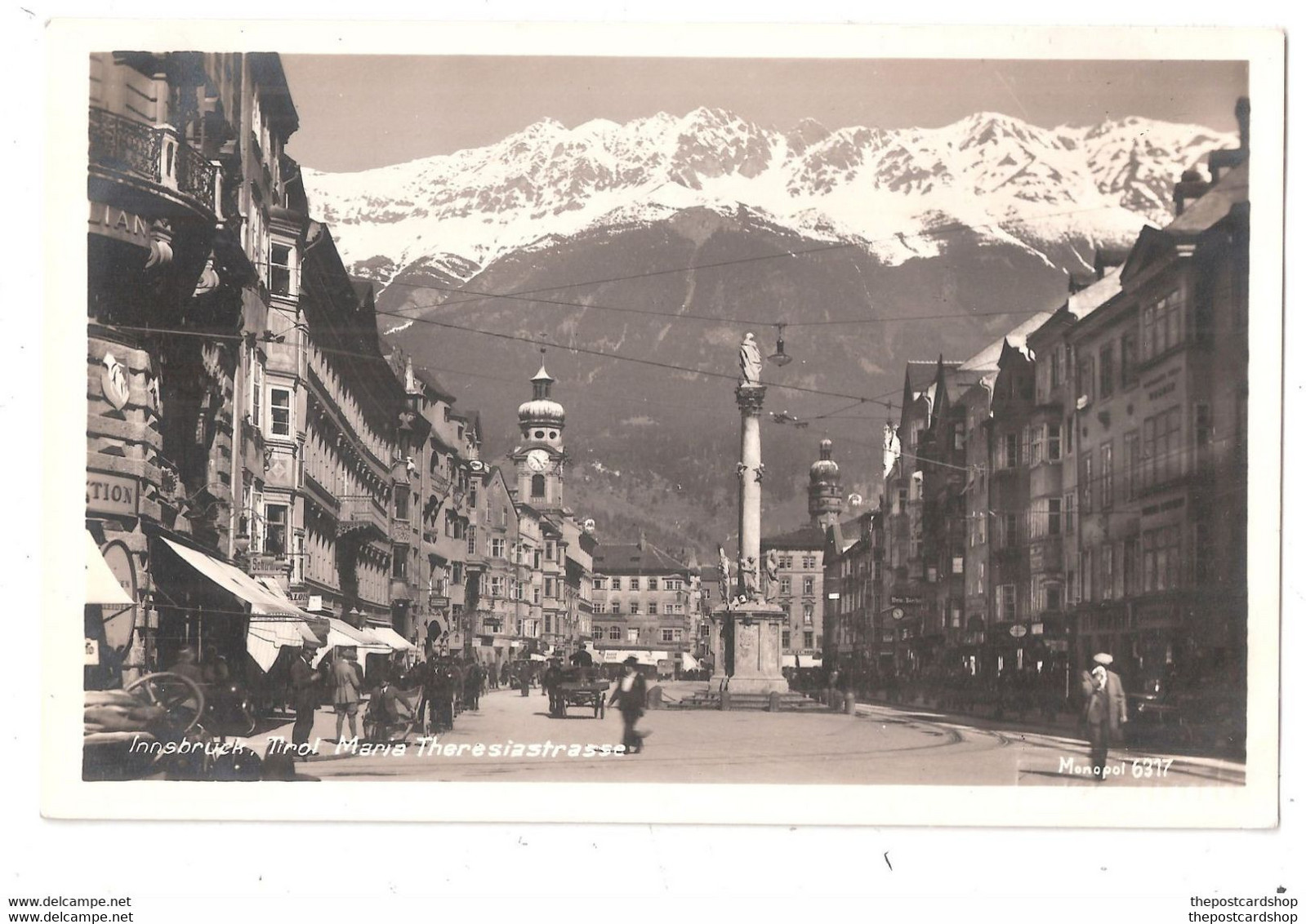 CPA Innsbruck In Tirol, Maria Theresienstraße Unused - Innsbruck