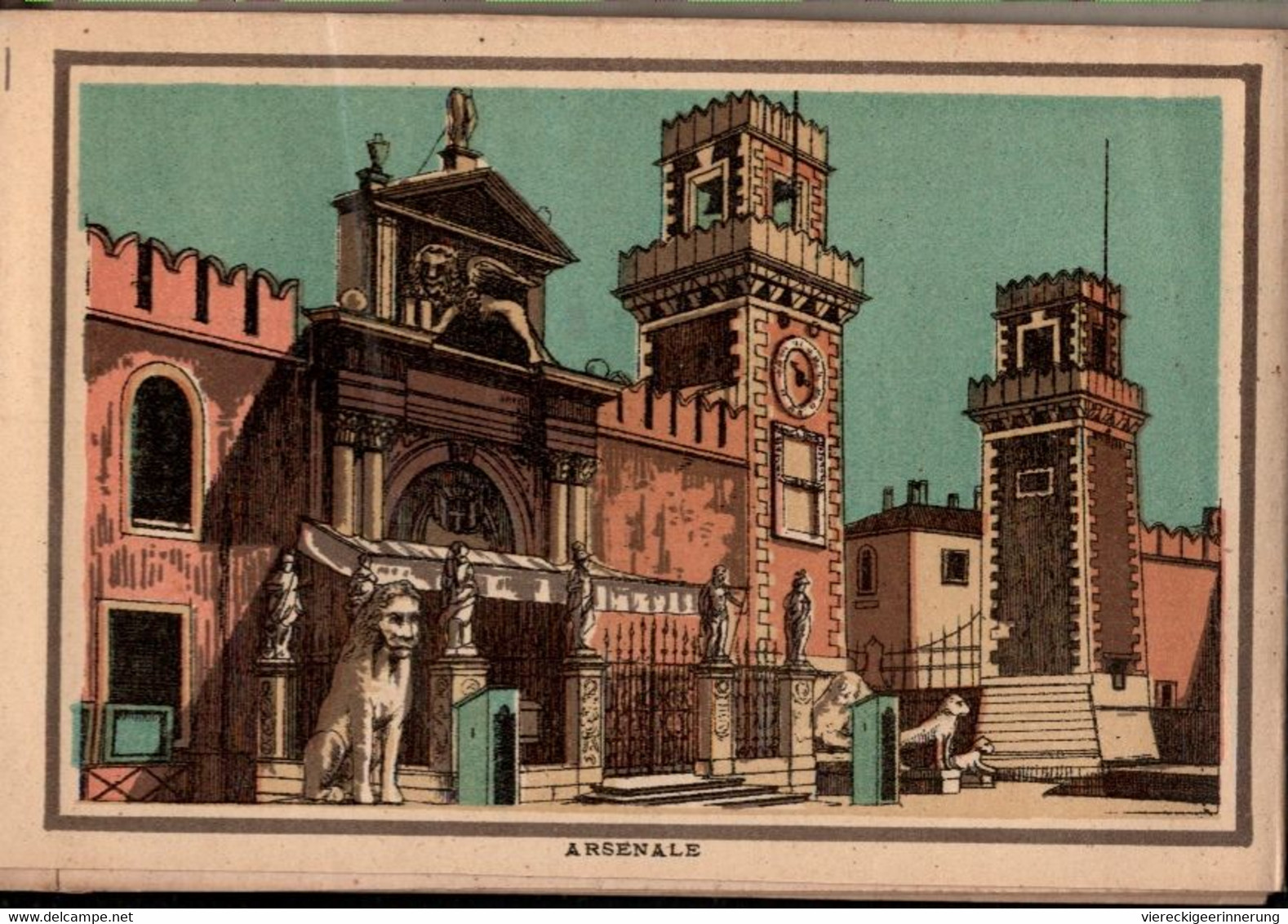 ! 1877 Ricordo Di Venezia, Souvenirheft Mit 12 Bildern , Venedig, Italy, Precurseur - Venezia (Venedig)