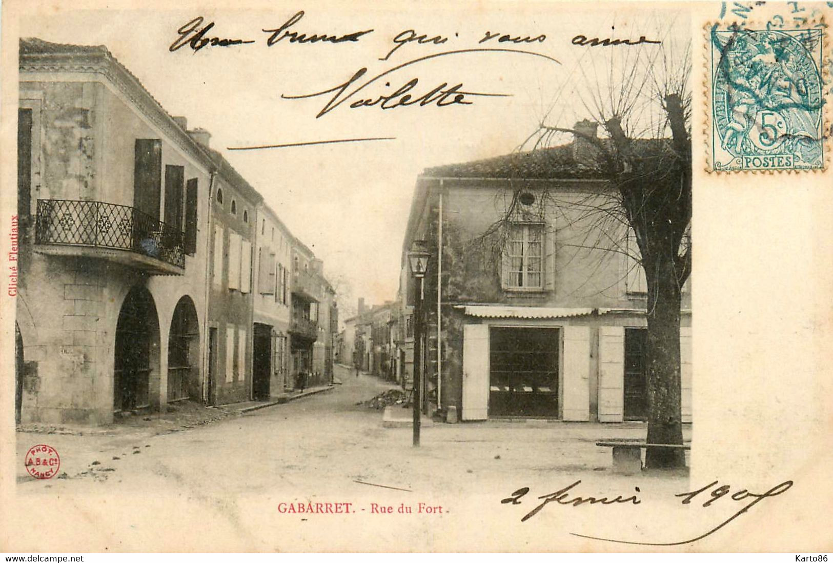 Gabarret * La Rue Du Fort - Gabarret