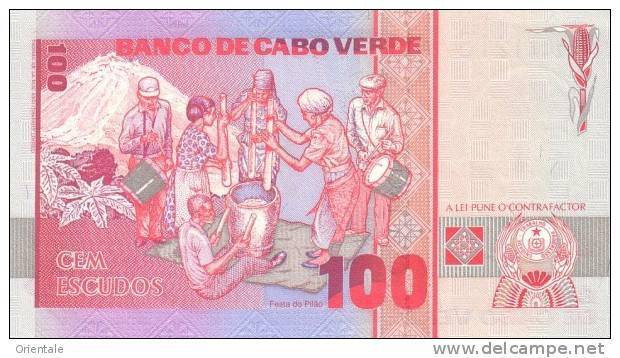 CAPE VERDE P. 57a 100 E 1989 UNC - Cape Verde